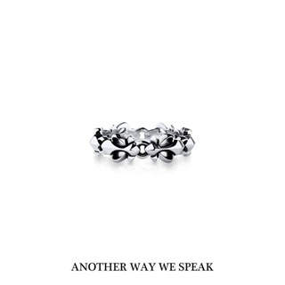 ANOTHER WAY WE SPEAK แหวนเงินแท้ รุ่น CRUCIFIX XII สีเงิน