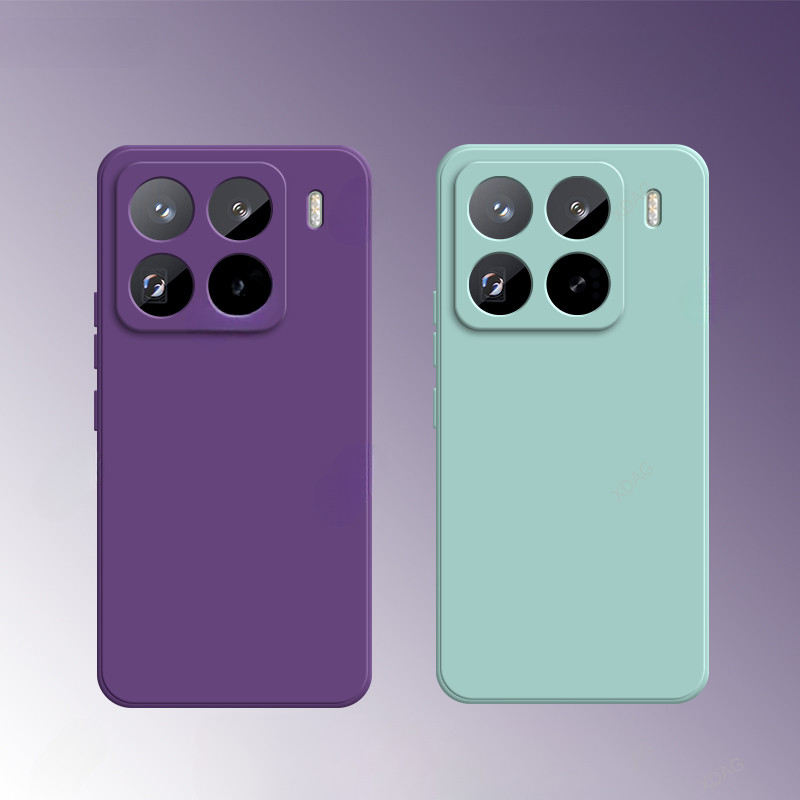 Xiaomi15 15Pro 14TPro 14Pro 14Ultraหรูหราสแควร์ซิลิโคนเหลวTPUนุ่มกันกระแทกเคสโทรศัพท์สําหรับXiaomi 15 14T 14 Pro Ultra Anti Scratchโทรศัพท์ปกหลังProtector