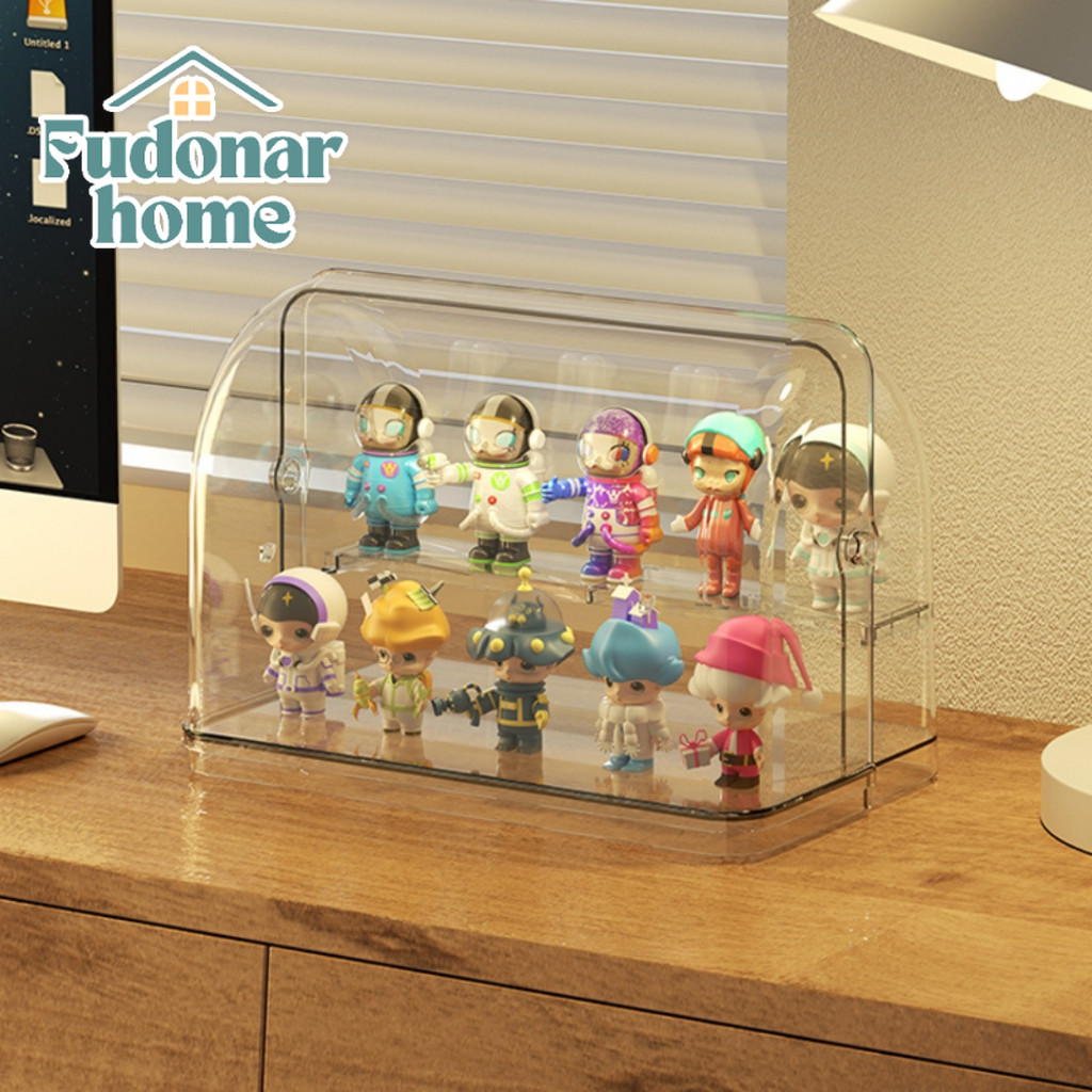 Fudonar กล่องโชว์โมเดล ฟิกเกอร์ โชว์ตุ๊กตากันฝุ่น กล่องอะคริลิค แบบใส arttoy box ตู้โมเดล