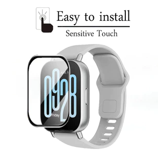 9D อ่อนนุ่มฟิล์มกระจกนิรภัย for Redmi 5 Active / Redmi Watch 4 HD ฟิล์มป้องกันหน้าจอนาฬิกาอัจฉริยะ Redmi Watch 3 Active