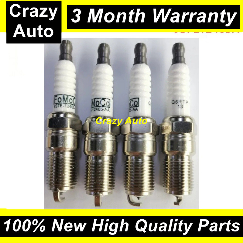 ชุดหัวเทียน Ford (4 ชิ้น) สําหรับ Ford Focus 1.8L & 2.0L 2005-2012 PN 9S7E12405A