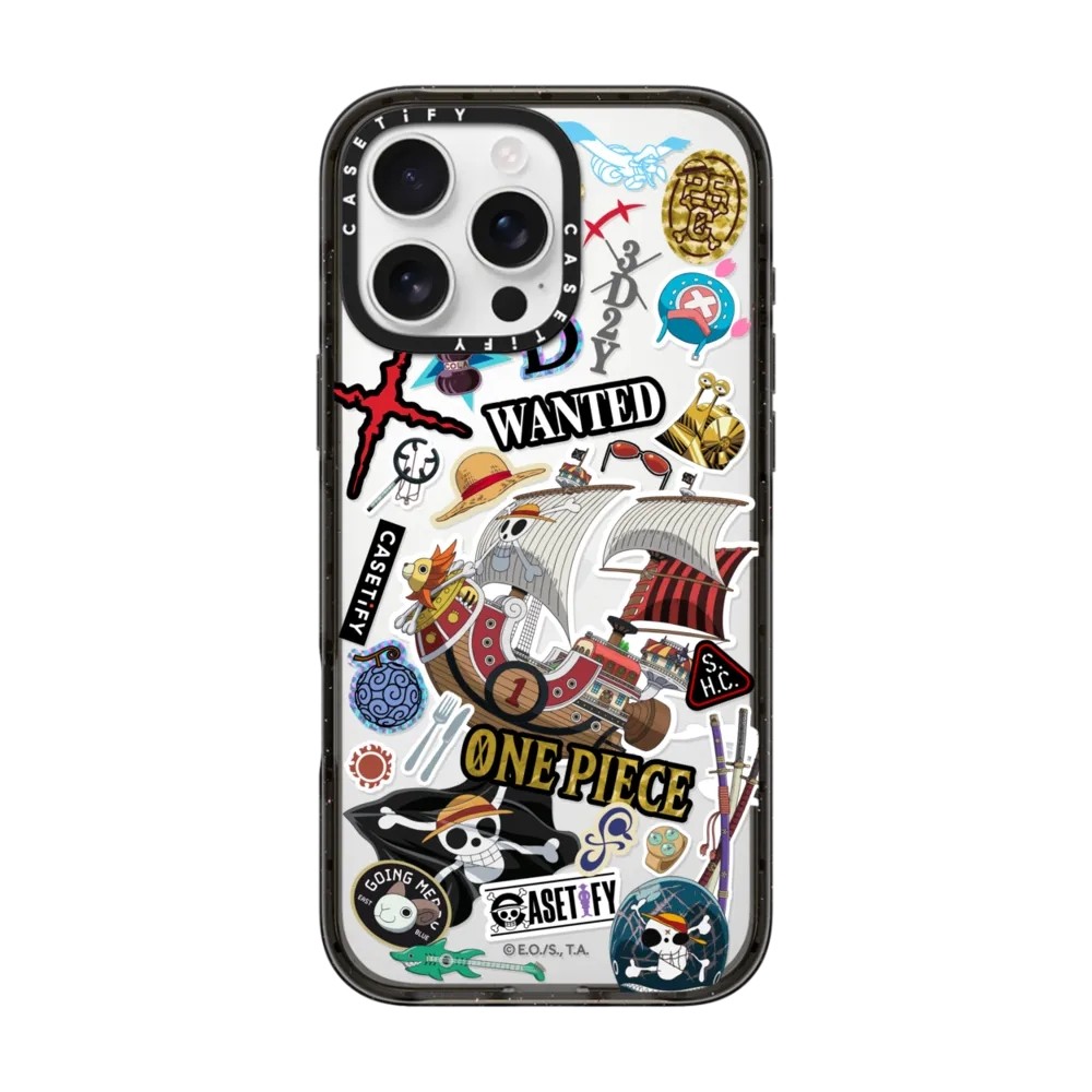 Casetiy ONE PIECE 25th Chronicle Soft CaseสําหรับiPhone 16 15 14 Plus 11 12 13 Pro MaxกันกระแทกTPUซิลิโคนปลอก