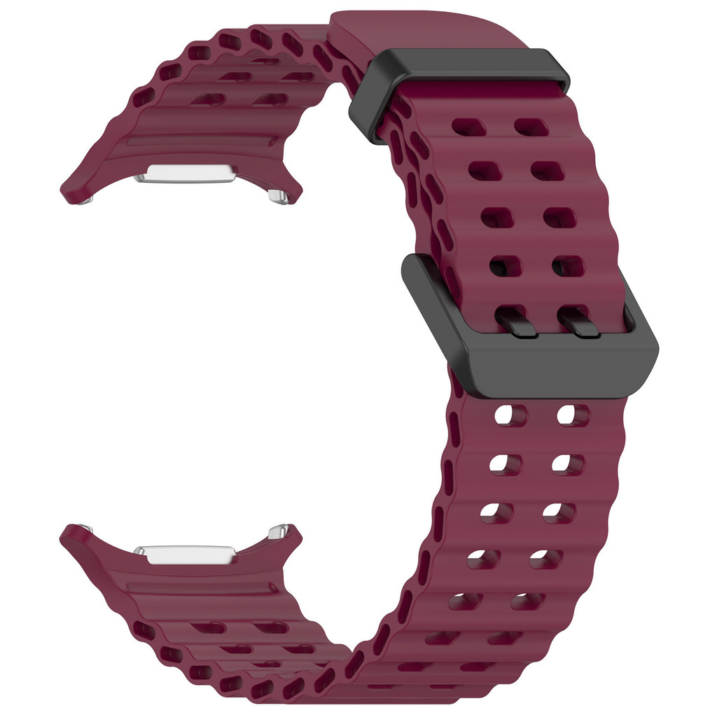 Ocean สายซิลิโคนสําหรับ Samsung Galaxy Watch 7 ultra Strap 47 มม.สร้อยข้อมือกีฬา Galaxy Watch ultra Strap 47 มม.