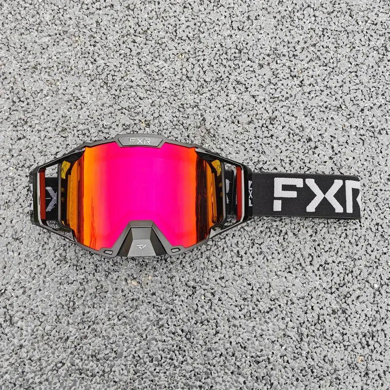 FXR Motorcycle Glasses Motocross Safety HD Lenses Goggles Dirt Bike ATV Ski mtb Goggles MOTO Outdoor