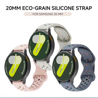 18/20 มม.22 มม.กว้างซิลิโคนสําหรับ Samsung Galaxy Watch 7 6 5 4 5Pro 6Classic สร้อยข้อมือสําหรับนาฬิกา Huawei GT5 4Pro 3 46 มม.18 มม.