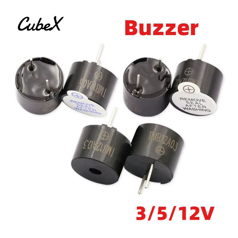 5/10 ชิ้น TMB12A05 Active Buzzer 129.5 มม. Multi-Voltage (3/5/12V) 12095 Buzzer
