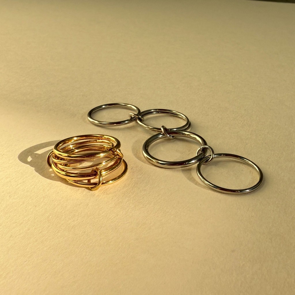 gemin. | #gmnringsaturn แหวนหลายชั้น (แนะนำ +1 ไซส์ เพราะน้องมีติดห่วงเล็กๆ)