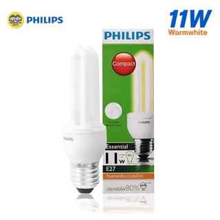 PHILIPS หลอดตะเกียบ ประหยัดไฟ ทอร์นาโด หลอดไฟ E27 ขั้วเกลียว 11w 14w 18w 23w 24w Daylight Warmwhite ฟิลิปส์