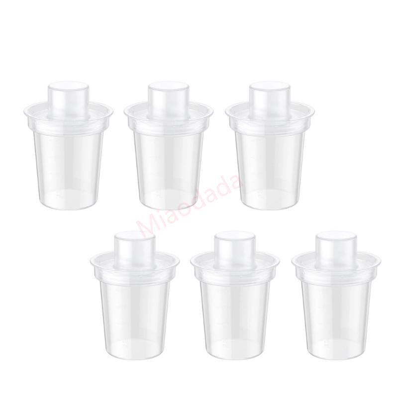 Mdd ชุด 6 ชิ้นเครื่องจ่ายสูตรสําหรับทารกแบบพกพานมผงกล่องเก็บ Organiser 80ml สําหรับการเดินทางผู้ปกครอง