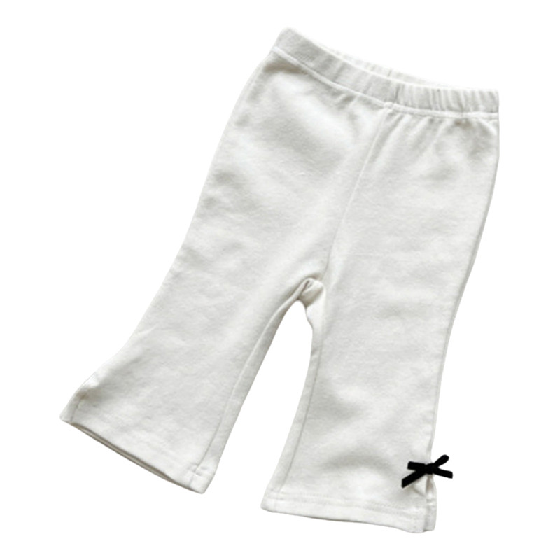 เกาหลี-สไตล์ 2025 เสื้อผ้าเด็กฤดูใบไม้ผลิและฤดูใบไม้ร่วงสําหรับเด็กทารกผู้หญิง-ผ้าฝ้ายนุ่มน่ารักน่ารักโบว์-ตกแต่งกางเกงบานเล็ก ๆ สบายๆ - รูปที่ 5