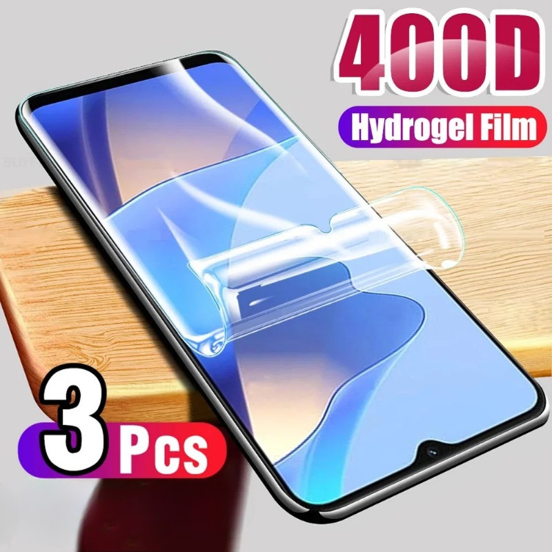 3 ชิ้น 400D HD Clear Soft Hydrogel ฟิล์มสําหรับ Doogee Blade GT Ultra Note 59 Fire 6 Max S119 โทรศัพ