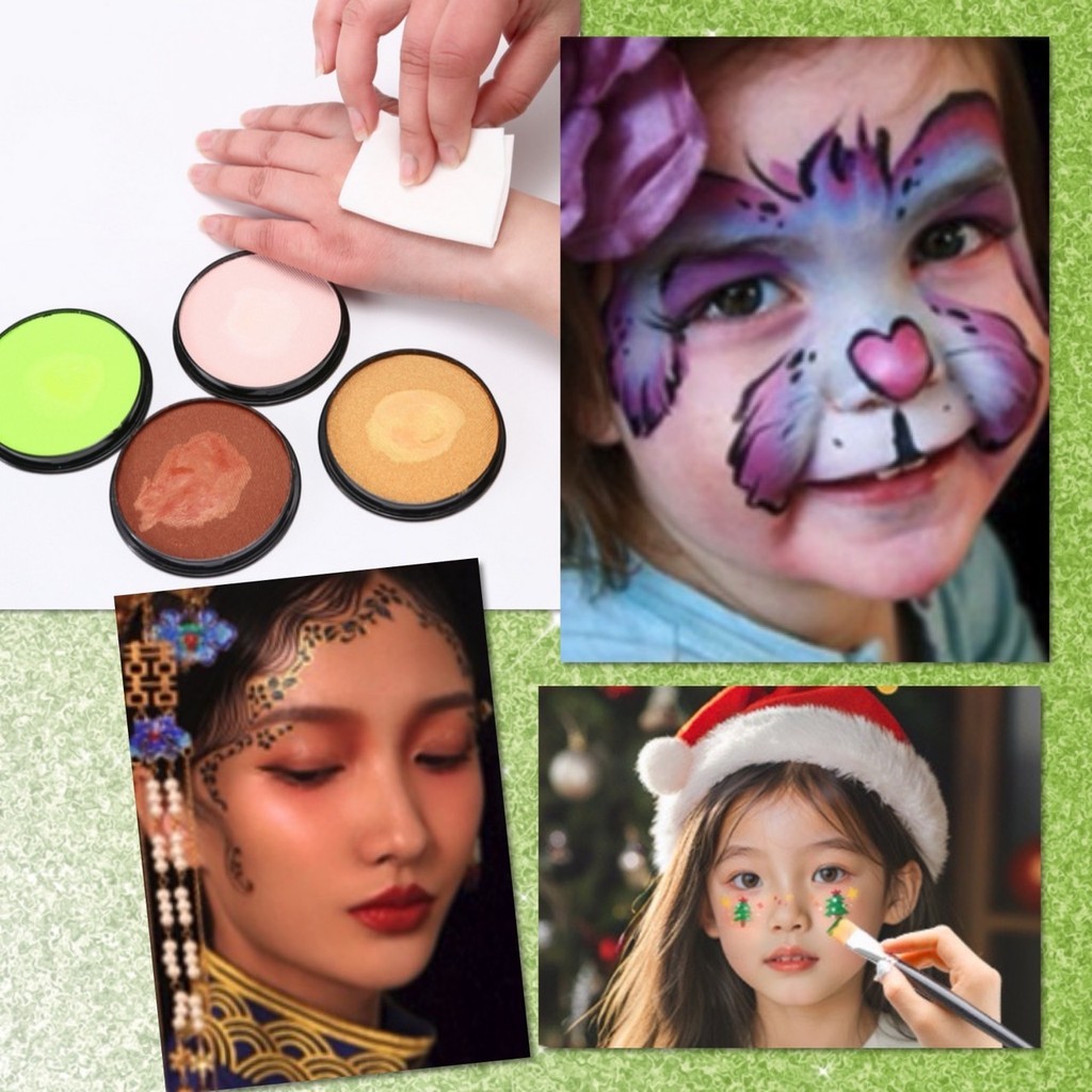 💖 สีน้ำ ทาหน้า สีพรางหน้า เพ้นท์หน้า สีทาหน้า บอดี้เพ้นท์ กิจกรรมปาร์ตี้ ภาคสนาม ไร้สารพิษ ล้างออกง่าย เกรดพรีเมี่ยม 💖 - รูปที่ 6