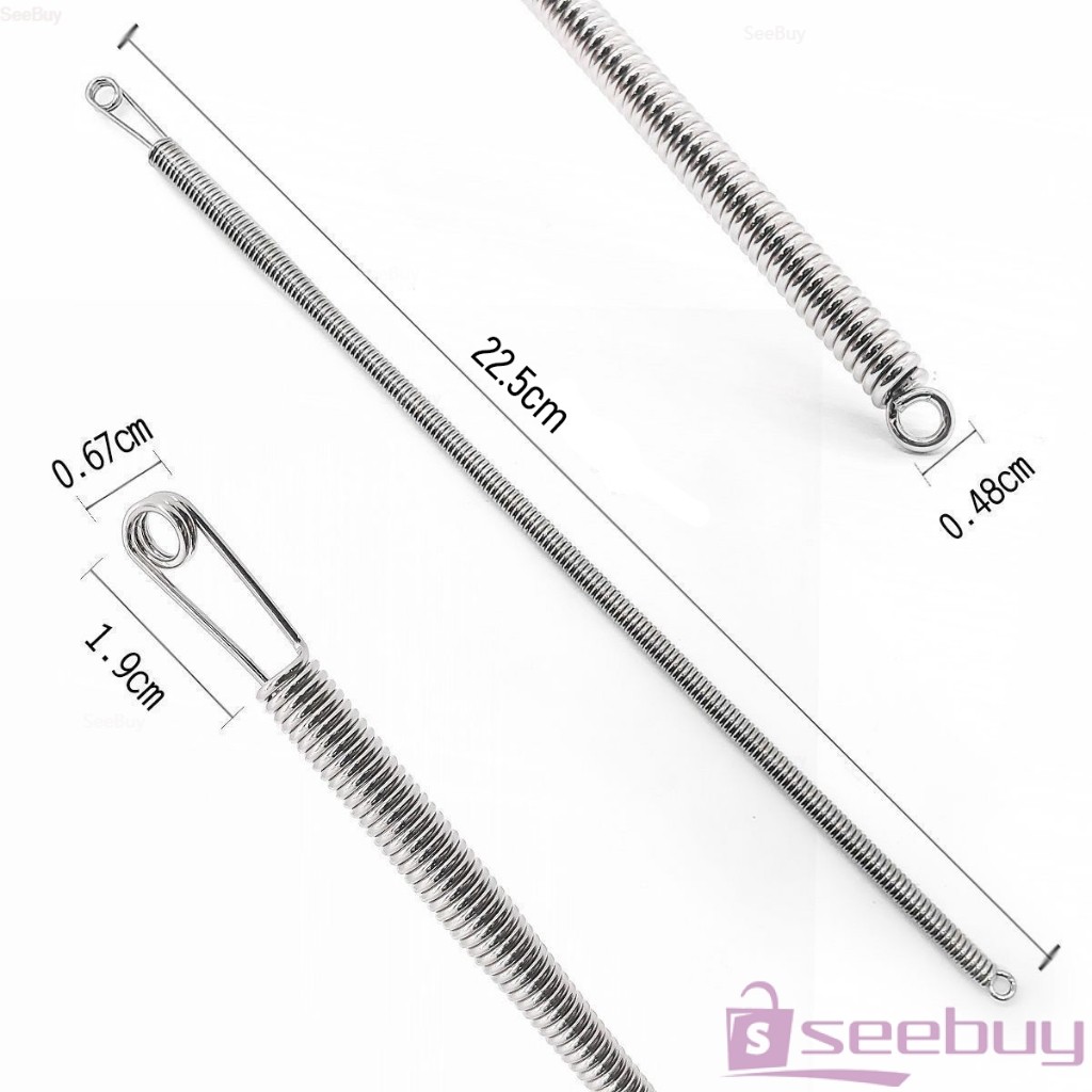 SUY สปริงเข็มร้อยยางยืด เข็มร้อย  คลิปตะขอกลึงเชือก ดึงยางขอบกางเกง Rope Threading Tool - รูปที่ 5