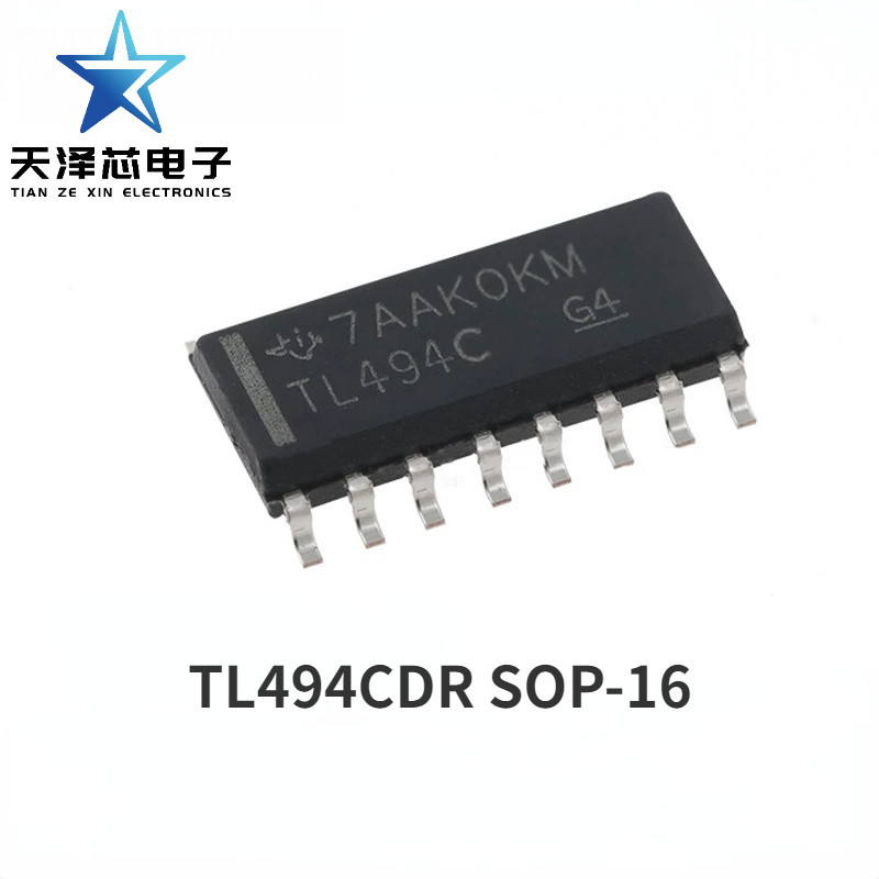 Original TL494CDR SOP-16 TL494 TL494C ตัวควบคุมแรงดันไฟฟ้า IC SMD SOP ใหม่