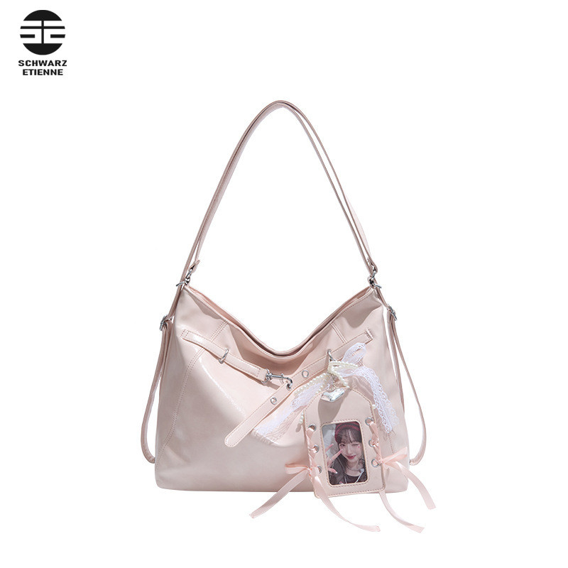 Schwarz ENTEN ความจุขนาดใหญ่ Commuter One-Shoulder Tote กระเป๋าเป้สะพายหลังอเนกประสงค์คุณภาพสูงยอดนิยม