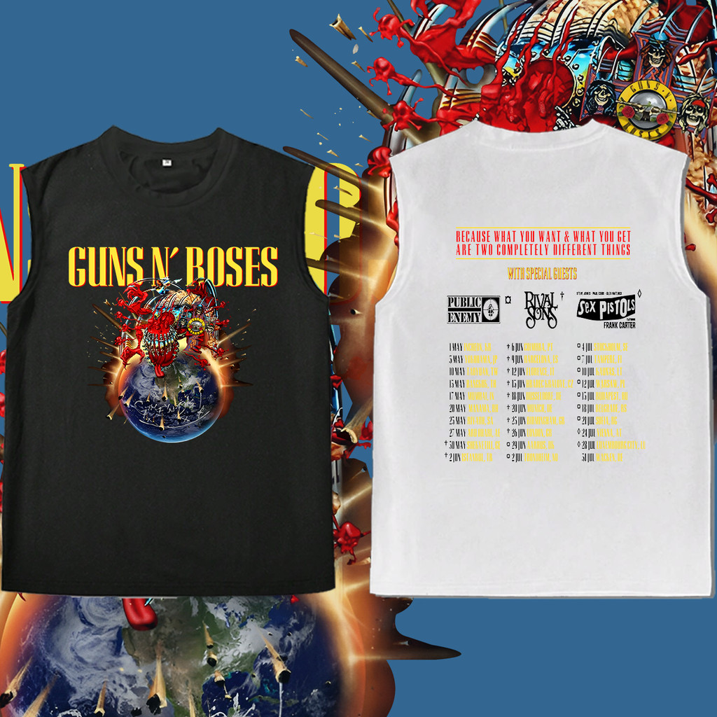 gun n' rose 2025 concert เสื้อกล้ามผ้าคุณภาพสูง สบายและทันสมัย