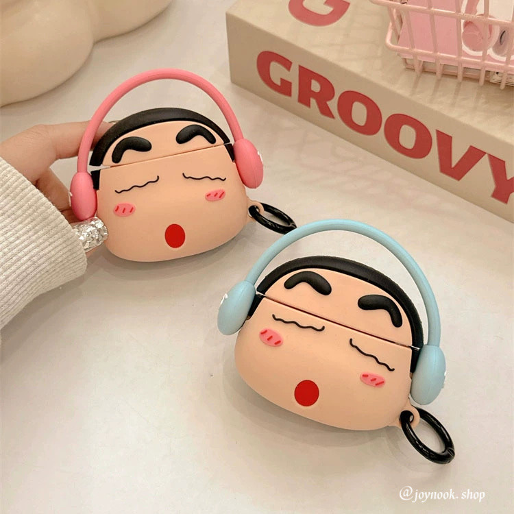 หูฟัง airpods 4 Case Crayon ShinChan น่ารักสำหรับ เคสหูฟัง AirPodsPro2 for Apple AirPods 1/2/3 เคสป้องกัน