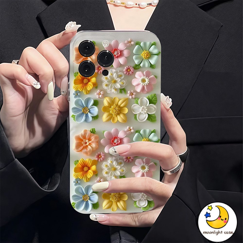 GOOD เคสคุณภาพสูง ดอกไม้สีสันสวยงาม สําหรับ Samsung A05s A15 A25 A51 A53 A11 A12 A13 A14 A21s ราคา ถูกที่สุด ดีลบีเคเค แกลเลอรีภาพที่ 3