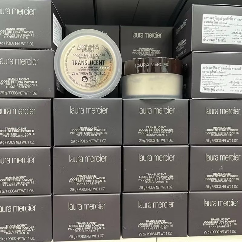 Laura Mercier Translucent Loose Setting Powder 29g ແປ້ງຕັ້ງໜ້າ (ແພັກເກດໃໝ່) ແທ້ 100%