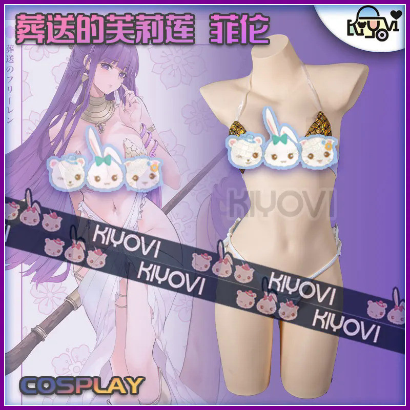 QY Anime Cosplay Frieren At The Funeral Fern Cosplay Costumes Fern Halloween Dress Costumes Gold Mer