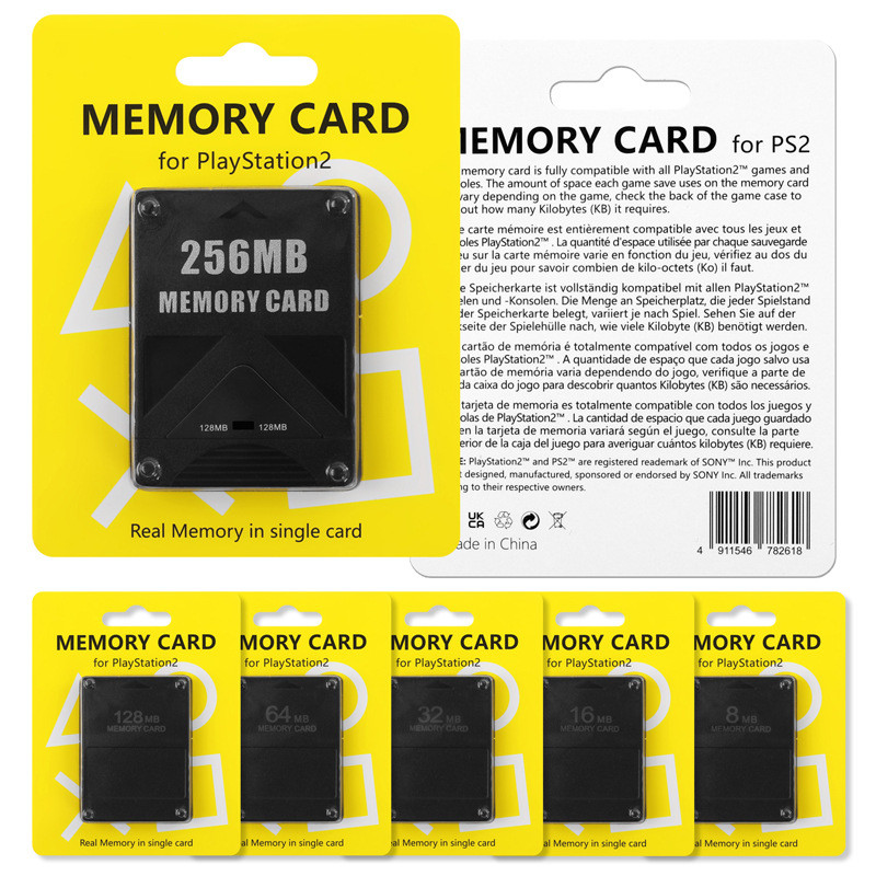 Memory card สำหรับ PS2  (เมม Ps2)(Save PS2)(เซฟ Ps2)(Playstation 2 Memory Card)(Playstation 2 Memory