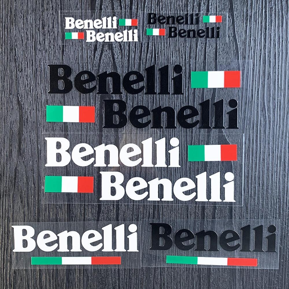ขายร้อนBenelli สติกเกอร์สามสีสะท้อนแสงกันน้ําถังหมวกกันน็อครูปลอกเหมาะกับ TNT 300 TRK 502 Leoncino 500