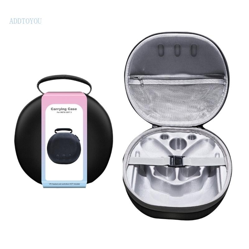 3C กระเป๋าหิ้วแบบแข็งสําหรับ Meta Quest 3VR ชุดหูฟังกระเป๋าเดินทางสําหรับ Meta