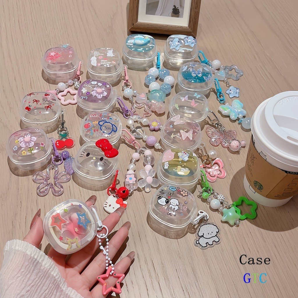 GTC สําหรับ Baseus Bowie WM01 WM02 เคส Case หูฟังบุคลิกภาพ whale ลูกสุนัขดอกไม้ star ผีเสื้อ motif