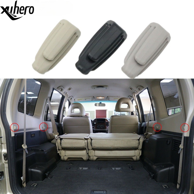 ด้านหลังปลอดภัยเข็มขัดคลิปเข็มขัดสําหรับ Mitsubishi Pajero Montero V97 V95 V93 V87 Pajero Sport Deli
