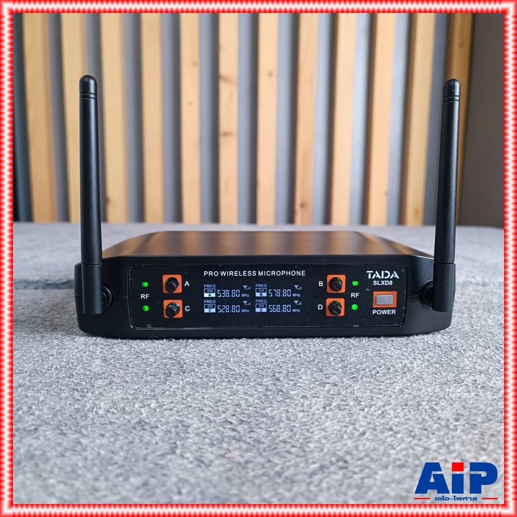 TADA SLXD8 ไมค์ลอย 4ด้าม ไมค์ลอยคู่ ไมค์ลอยไร้สายเสียงดี ไมค์ลอย ไมค์คาราโอเกะ WIRELESS MICROPHONE ta da SLXD-8 ธาดา … ราคา ถูกที่สุด ดีลบีเคเค แกลเลอรีภาพที่ 4