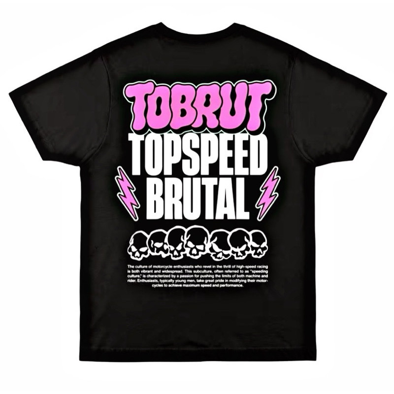 เสื้อยืด Racing Top Speed Brutal Cotton Combed 30s Top