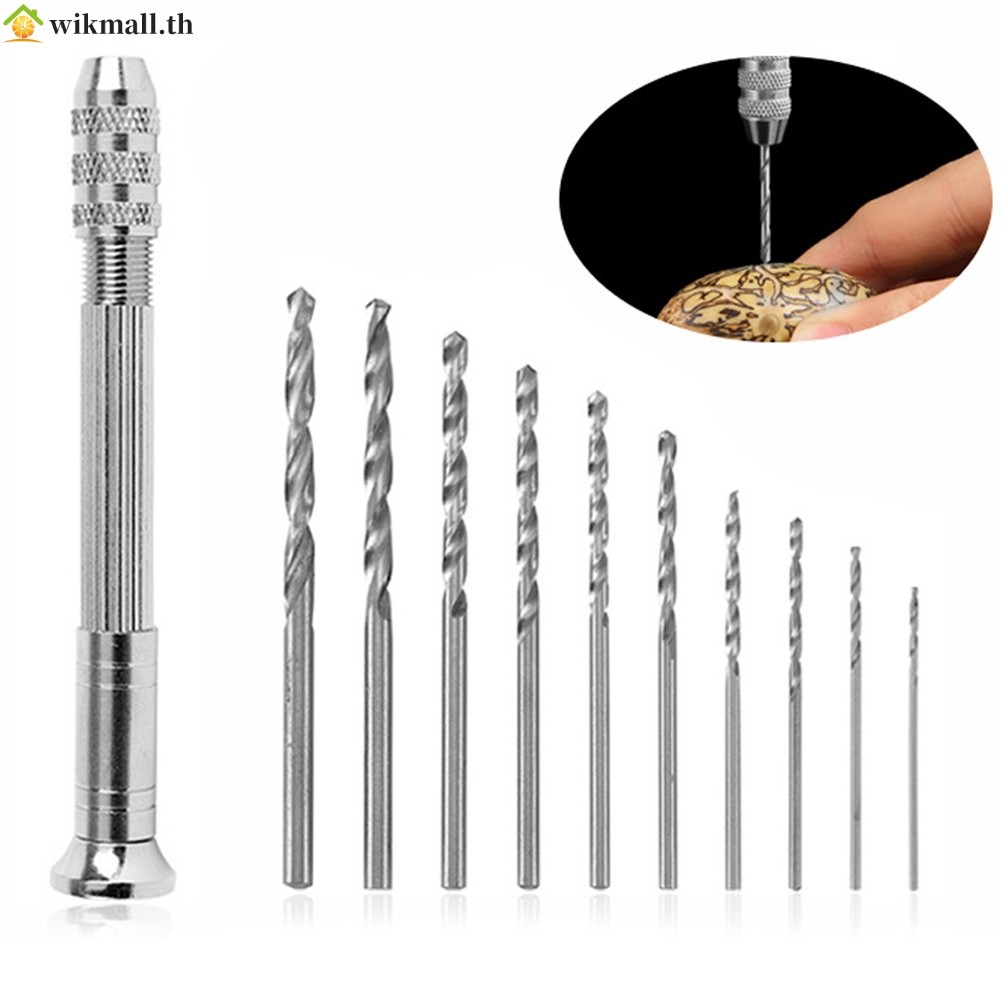 【WIK】0.3-3.2mm Mini Hand เจาะงานไม้เจาะเครื่องมือสําหรับรุ่นงานอดิเรก DIY