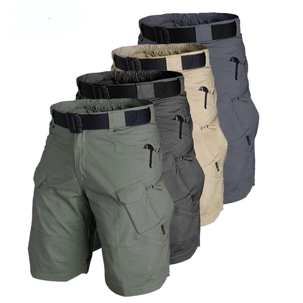 【COD】กางเกงขาสั้นสินค้าทางยุทธวิธีกันน้ำ Mens Army Cargo pants