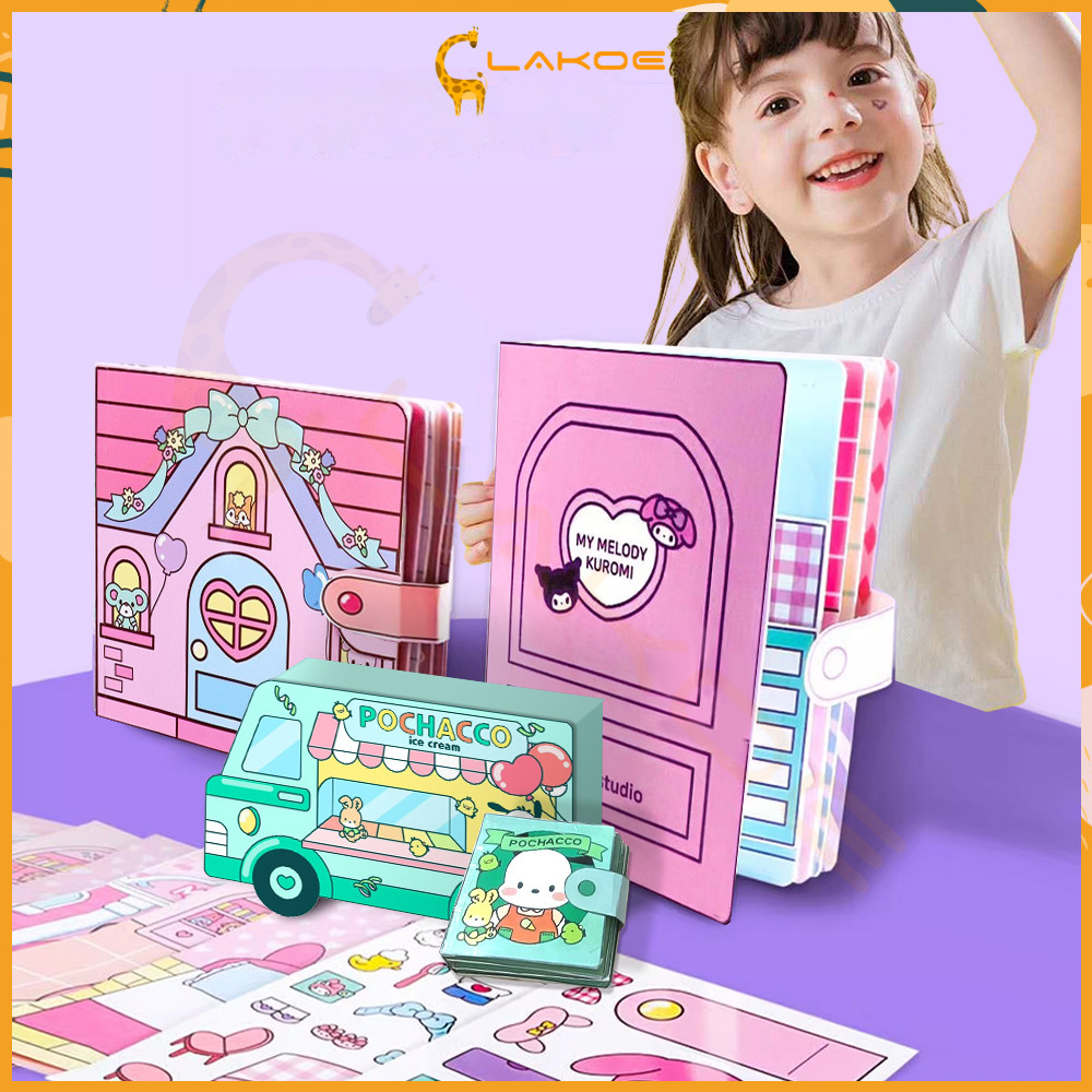 LAKOE diy หนังสือของเล่น หนังสือแฮนด์เมด ออกกำลังกายด้วยมือของทารก