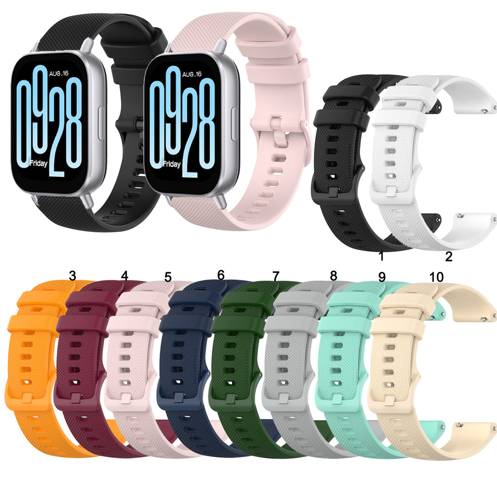 22mm สายนาฬิกาซิลิโคนกีฬาสําหรับ Redmi Watch 5 Active Watch5 Lite