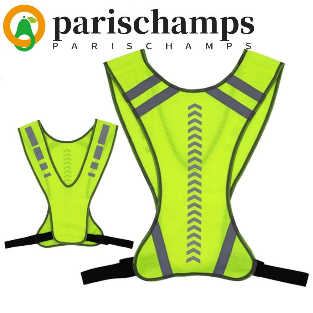 ปารีสchamps เสื้อสะท้อนแสง,พร้อมถุงเก็บกลางคืนเตือนเสื้อนิรภัยสะท้อนแสง,น้ําหนักเบากันน้ําการมองเห็นสูงเสื้อแจ็คเก็ตความปลอดภัยรถจักรยานยนต์ผู้ชายชุดทํางาน