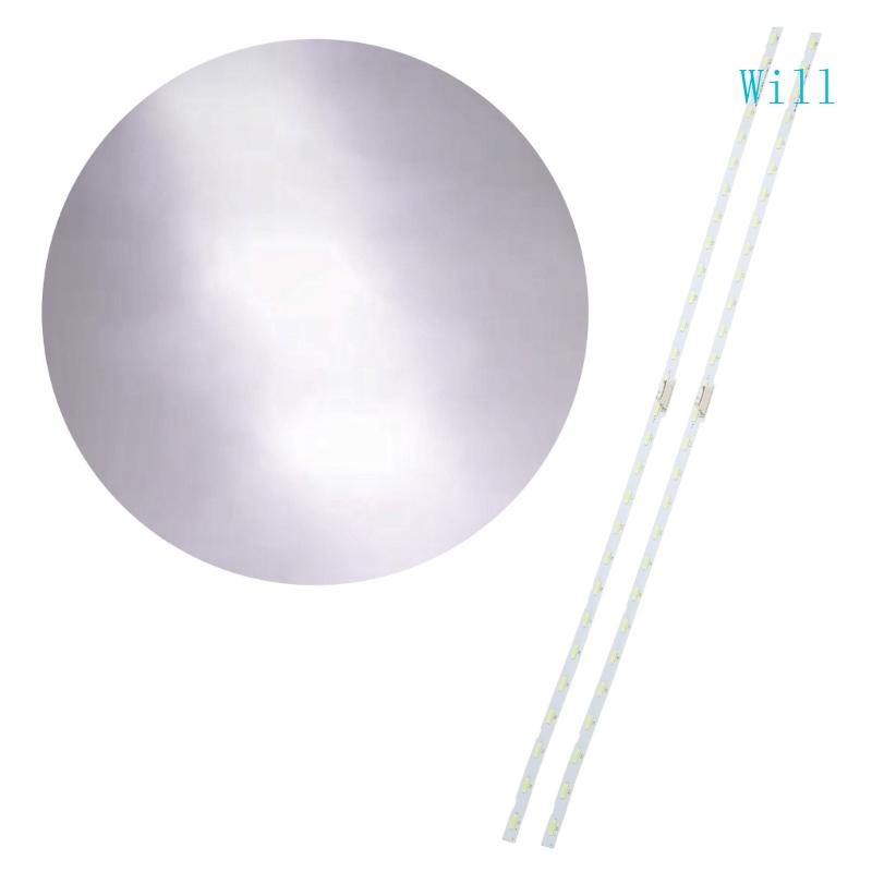 จะ 2PCS Led Backlight Strip V8N1-430SM0-R0 สําหรับ UE43RU7400 UA43NU7100 UE43NU7092