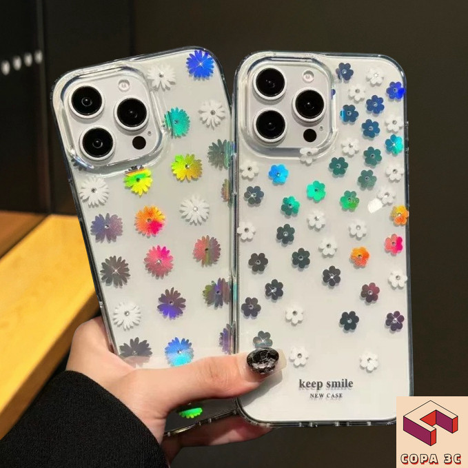 [ดอกไม้/IMD/เคสแข็งใส] ปลอกเข้ากันได้สําหรับ iphone 14 15 16 pro max plus