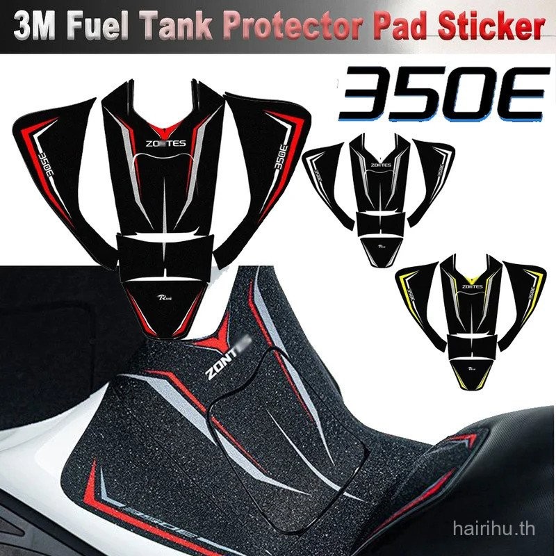 For Zontes 350E Tank Pad 3M Stickers Motorcycle Accesories Gasoline Covers Fueltank Protector Tankpa