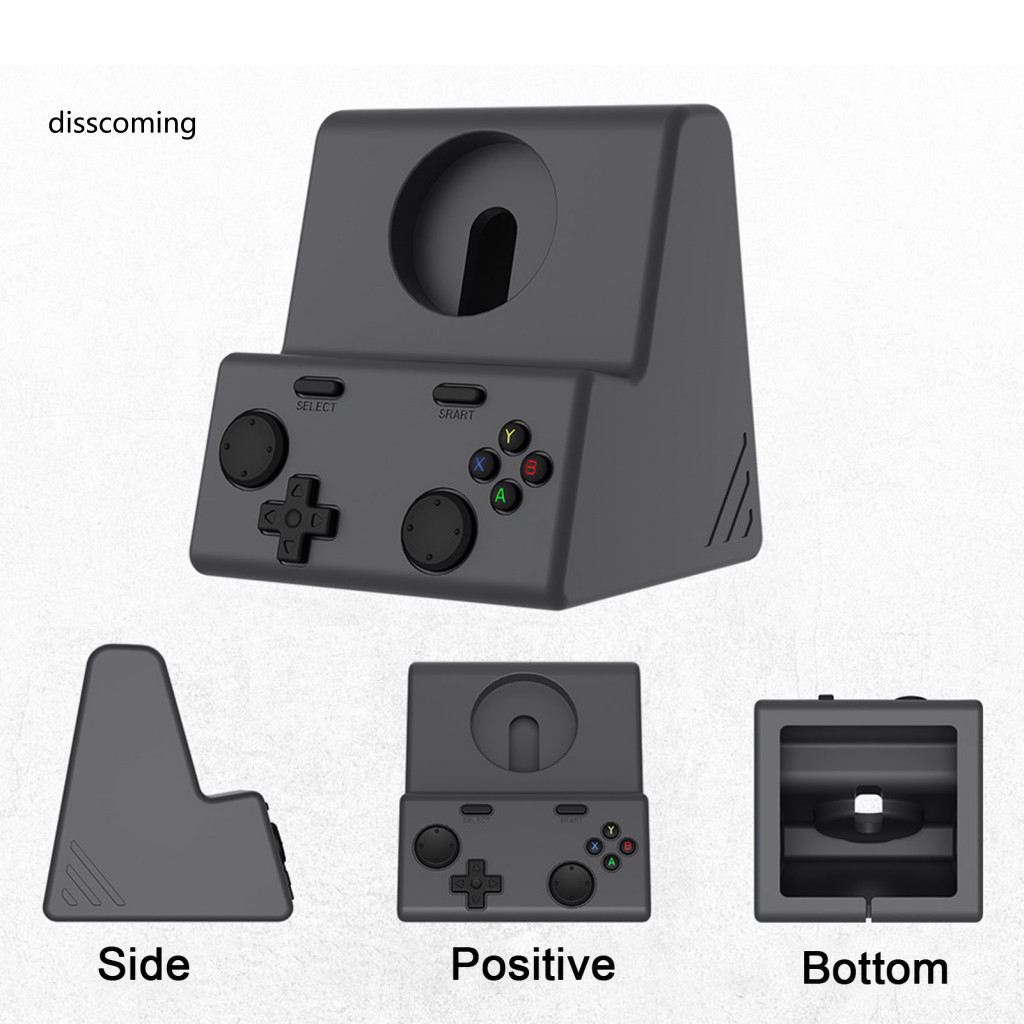 Dis_ ฐานชาร์จซิลิโคนสําหรับ Apple Watch สถานีชาร์จสําหรับ Apple Watch ซิลิโคน Apple Watch Charger Stand Holder Space- saving Dock พร้อมอินเทอร์เฟซสําหรับ Series 1-6 Se