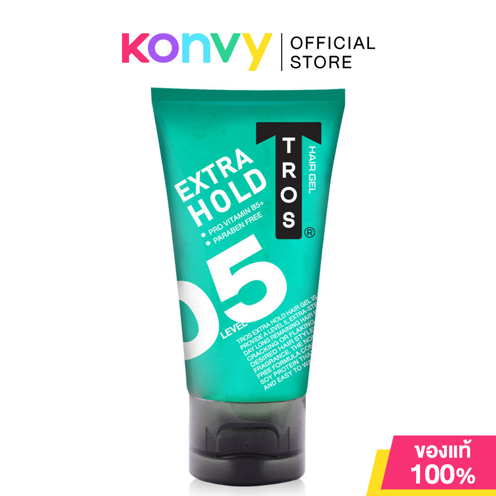TROS Hair Gel Extra Hold ทรอส ผลิตภัณฑ์จัดแต่งทรงผม.