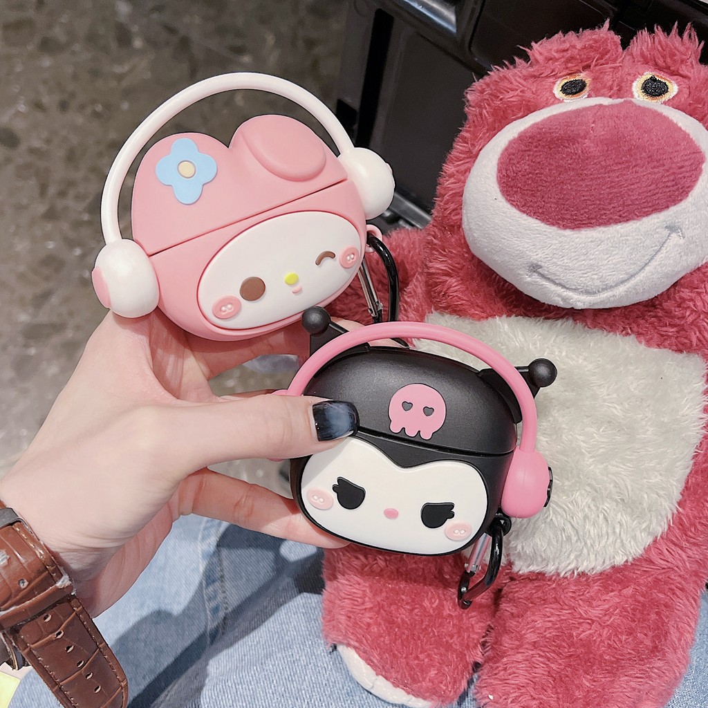 สําหรับ OPPO Enco Air 3 Pro เคส Case หูฟังบุคลิกภาพซิลิโคนการ์ตูนเพลง Kulomi