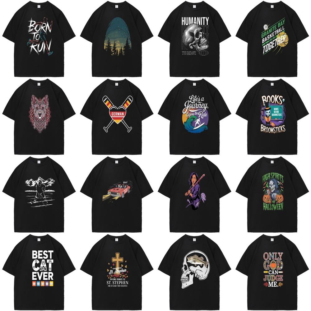 เสื้อยืดสไตล์สปอร์ต โดดเด่นด้วยดีไซน์ Born to Run เหมาะสำหรับการออกกำลังกายและทำกิจกรรมกลางแจ้ง