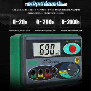 จัดส่งในกรุงเทพฯ🚚 Dy4100 Insulation Digital Earth Meter Earth Ground Resistance Ohm Tester