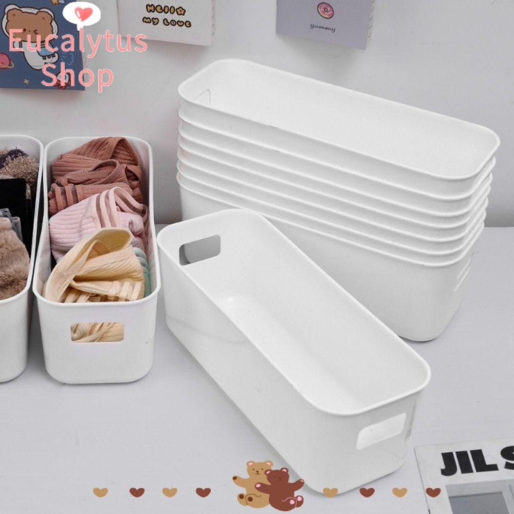 Eucalytus1 กล่องเก็บเดสก์ท็อป, ผลไม้เครื่องสําอาง Sundries Coverless Kitchen Organizer Bin, Stackable ความจุขนาดใหญ่คอนเทนเนอร์