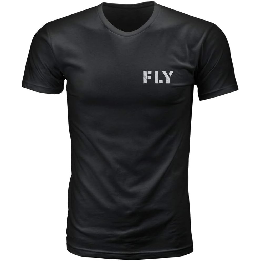 เสื้อยืดผ้าฝ้ายผู้ชาย Fly Racing เสื้อทหารผู้ชาย 4XL , 5XL , 6XL