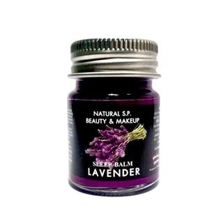 Sleep Balm LAVENDER NATURAL S.P. BEAUTY & MAKUP SLEEP BALM 15g. บาล์มทาก่อนนอน หลับสบาย