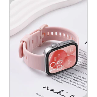 สายรัดซิลิโคนเดิมสำหรับนาฬิกา Huawei Watch Fit 5 4 3 / 5 4 Pro สายรัดข้อมือสมาร์ทวอท์ชนุ่มเข็มขัดกีฬาสำหรั อุปกรณ์เสริม