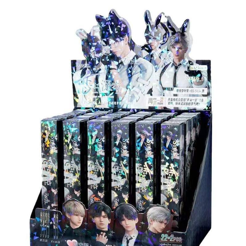 3 ชิ้นอะนิเมะเกม Love และ Deepspace ปากกาเจล Xavier Zayne Rafayel ralayo Sylus Qin Che Shen Xinghui Li Shen Qi Yu ปากกาลายเซ็น 0.5 มม.ปากกาลูกลื่นสีดําเครื่องเขียนของขวัญ