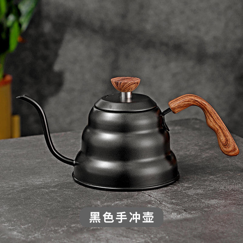 Hand-brewed Coffee Pot Slender Mouth Kettle Stainless Steel Drip Coffee Pot Large Capacity for Outdoor Camping and Trave